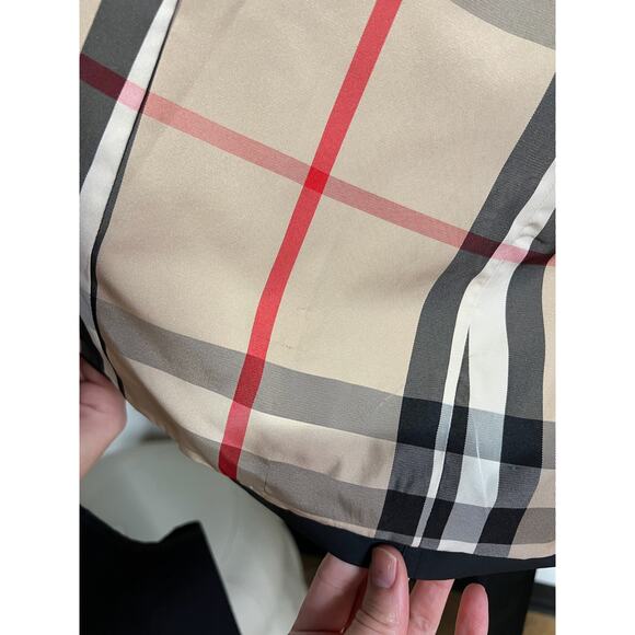 Authentic Burberry Brit Black Wool Lined Trench Jacket Coat IT 42 US 8 - Picture 11 of 11